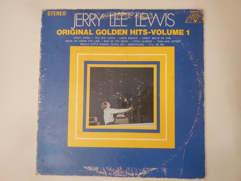Jerry Lee Lewis Original Golden Hits - Volume 1 vinyl record